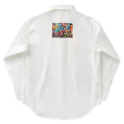 テフラんずのサイケデリックアート Work Shirt