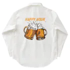 JUNK_HEDDのビールでハッピー Work Shirt