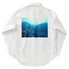 umin0nakaの青い珊瑚礁 ワークシャツ