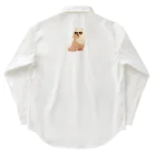 AQUAMETAVERSEのサングラスをかけた、かわいい犬 Marsa 106 ワークシャツ