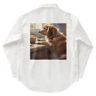 ponazuの帰りを待つ犬 Work Shirt