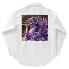 comati12の神秘的な紫の神龍 Work Shirt
