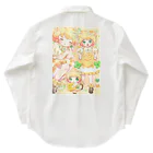 あーとイラスト工房のねむねむひよこのおんなの子 Work Shirt