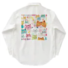 F2 Cat Design Shopのbeloved cats 002 ワークシャツ