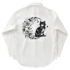 猫の墨遊の猫のスズ Work Shirt