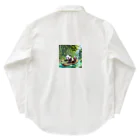 nagisa_riumanの冒険パンダ ワークシャツ