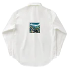 Pixel Art Goodsの万里の長城（pixel art） Work Shirt