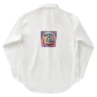 112357baのキモカワ生き物 Work Shirt