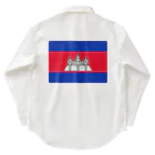 お絵かき屋さんのカンボジアの国旗 ワークシャツ