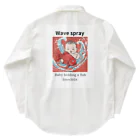 baby holding のWave spray Work Shirt