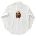 AI妖怪大図鑑のトリプル肉厚ビーフバーガー妖怪　バグドガルド Work Shirt