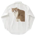 Mashlyのマシロくん猫グッズ Work Shirt