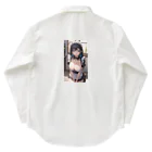 美少女学院の黒髪美少女　美鈴ちゃん　メイド Work Shirt