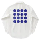 〇△□のお店のシンプルドットデザインシリーズ4 ワークシャツ
