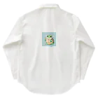 ganeshaのおもちゃの本を持ったかわいいカメ Work Shirt