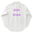 あい・まい・みぃのGirls Shine-女性が輝くことを表す言葉 ワークシャツ