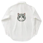 のび猫魔商界のハチワレ猫の長男坊 Work Shirt