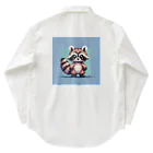 himajinseijin01のドット絵アライグマちゃんTシャツサイズ Work Shirt