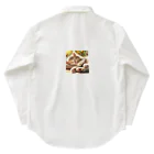 NaturalCanvasの寝る子は育つ Work Shirt