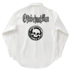 WANTED BIKERのold school skull-01 Work Shirt