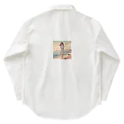 inuneko2004の海辺の女の子 Work Shirt