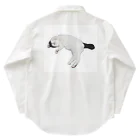 クリスタの尻尾が短い保護猫 たぬちゃん Work Shirt