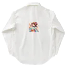 yukatagirlsの元気いっぱいの浴衣姿の女子高生 Work Shirt