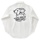 DOG is GOD のスケボー犬ライダー Work Shirt