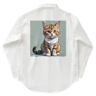 Taka Maker's のお座り子猫 ワークシャツ