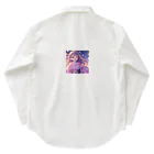 yukatagirlsのお祭りの夜の女の子 Work Shirt