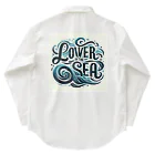 ocean roomのlover of the sea ワークシャツ