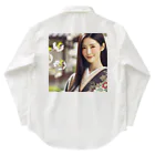 mitsuhiroのAI美女(着物編) ワークシャツ