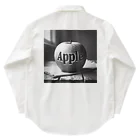 yuriseのモノトーンAppleグッズ Work Shirt