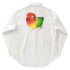 まめるりはことりのボタンインコ　おすましルリゴシボタンインコ【まめるりはことり】 Work Shirt