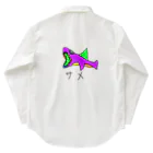 しげやすの絵のサメの絵 Work Shirt
