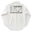 PB.DesignsのPBスティック君 CHAIN CREW ワークシャツ