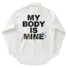 ラブまし屋さんのMY BODY IS MINE（NY）-BK ワークシャツ