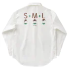 イラスト MONYAAT のスズメがちゅん SMLTシャツ Work Shirt