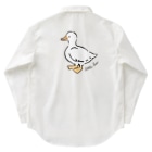 little bee リトルビーのあひる(柄ｻｲｽﾞ中)（線の色 黒） Work Shirt