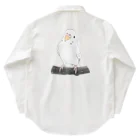 まめるりはことりのまったりセキセイインコちゃん【まめるりはことり】 Work Shirt