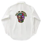 sandy-mのメキシコ風ドクロ Dia de muertos Work Shirt