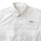 ぬいしろのナカミの大きいお魚くん Work Shirt