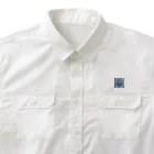 G-EICHISの宝石の様に輝くブルークリスタル Work Shirt