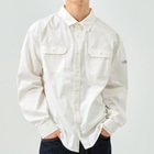 “すずめのおみせ” SUZURI店のボサ毛 Work Shirt