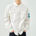 LalaHangeulの망치상어 (シュモクザメ) ハングルデザイン Work Shirt