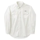 茶葉イヌ倉庫の茶葉イヌのロゴ Work Shirt