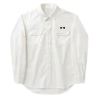 竹条いちいのいきるのにむいてない monochrome Work Shirt