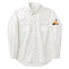 LalaHangeulの穴からひょっこり狐さん Work Shirt