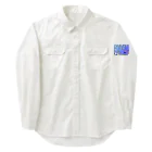 栗坊屋のパウダーブルーが泳ぐ海 Work Shirt