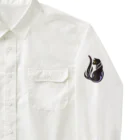 kocoon（コクーン）の夜型生活のネコ Work Shirt